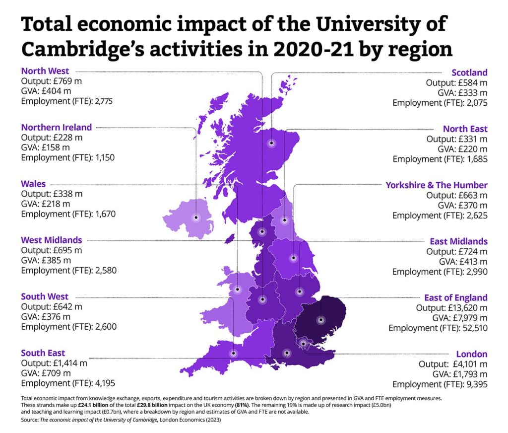 UK Impact Map University Of Cambridge   Economic Map Thumbnail 1 1024x872 